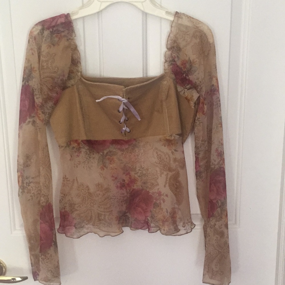 Flowered blouse